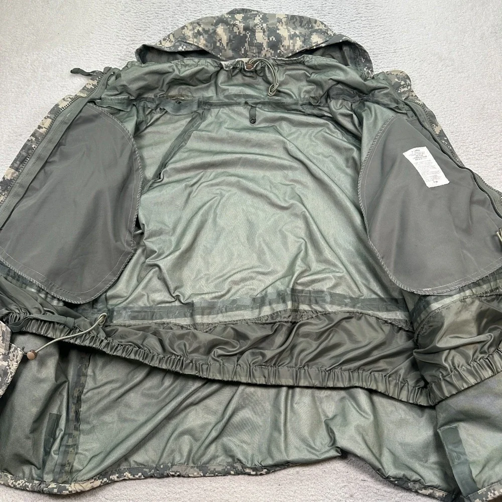 US Military Parka Size XL Cold Weather Camo Gen II ECWCS **Seam Tape Failure**